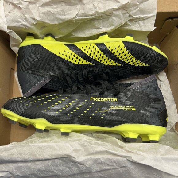 Adidas Predator Accuracy INJ.3 FG Soccer Cleats Black Green Men 5 NEW main image 9